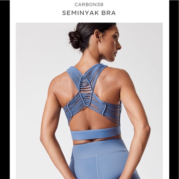 Carbon38 Other - $108 NWT CARBON 38 SEMINYAK BRA IN DUSTY BLUE, S